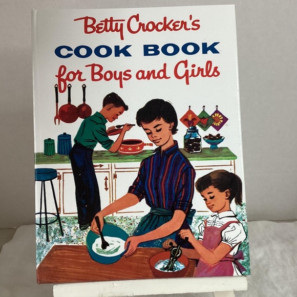 Other - Vintage Betty Crocker's Cookbook for Boys & Girls spiral bound easy recipes